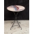 stolik metalowy Dream  blat sosnowy  szer 60 cm ręcznie malowany  wys 75 cm